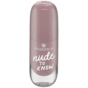 Essence gel nail colour 30 nude TO KNOW, gel nail polish, high-shine finish, long-lasting colour, 8 ml